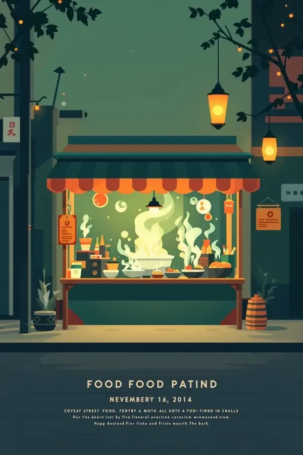 《深夜食堂之约》海报